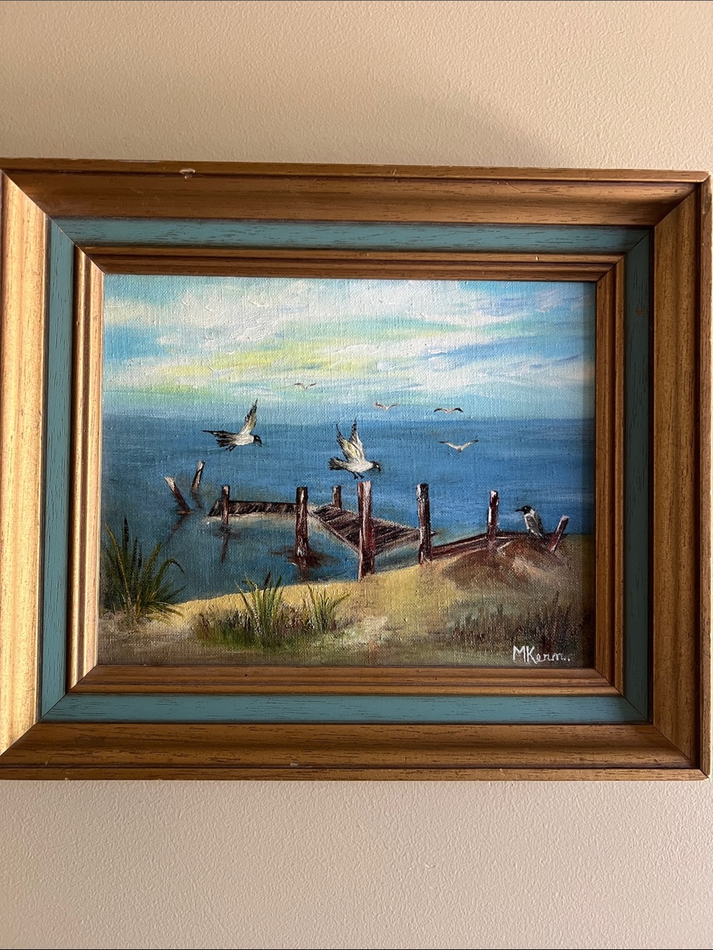 Oil painting from 1975